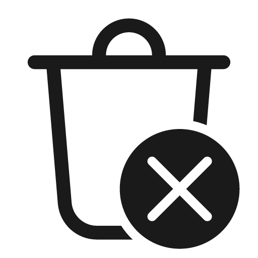 Delete dismiss 28 regular icon, solid style, from Fluent UI System Icons
