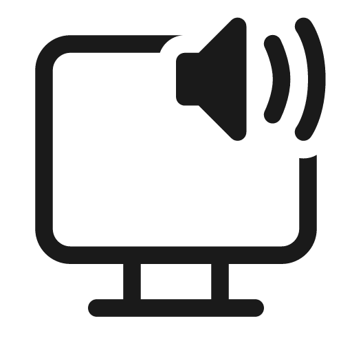 Desktop speaker 20 regular icon, solid style, from Fluent UI System Icons