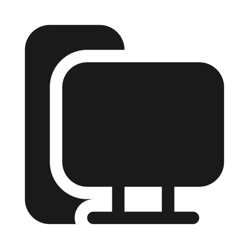 Desktop tower 20 filled icon, filled style, from Fluent UI System Icons