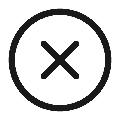 Dismiss circle 28 regular icon, solid style, from Fluent UI System Icons