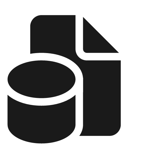 Document database 20 filled icon, filled style, from Fluent UI System Icons