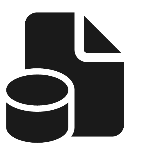 Document database 24 filled icon, filled style, from Fluent UI System Icons