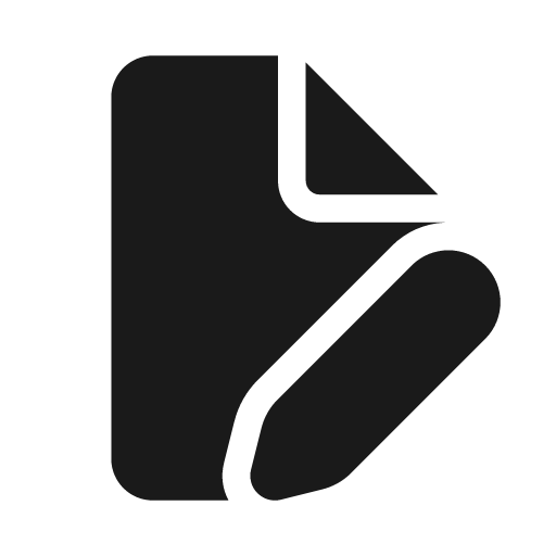Document edit 20 filled icon, filled style, from Fluent UI System Icons