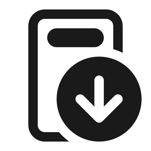Document header arrow down 16 regular icon, solid style, from Fluent UI System Icons