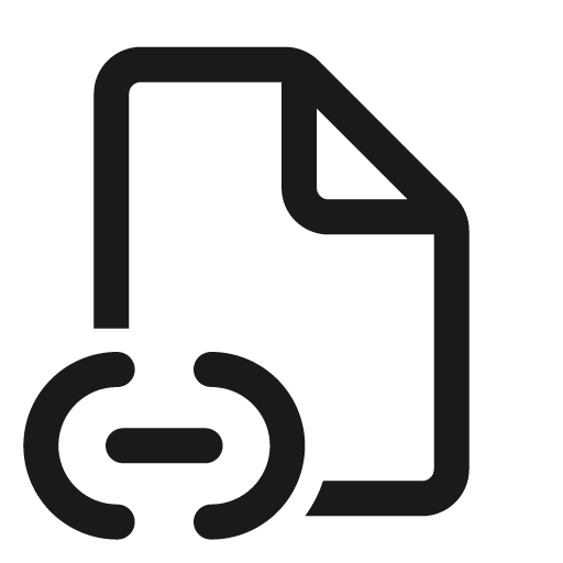 Document link 24 regular icon, solid style, from Fluent UI System Icons