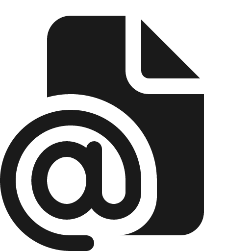 Document mention 16 filled icon, filled style, from Fluent UI System Icons