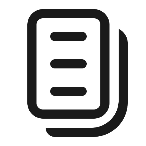 Document one page multiple 16 regular icon, solid style, from Fluent UI System Icons