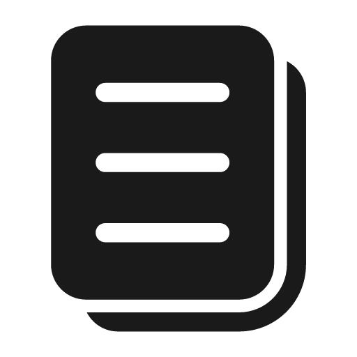 Document one page multiple 28 filled icon, filled style, from Fluent UI System Icons