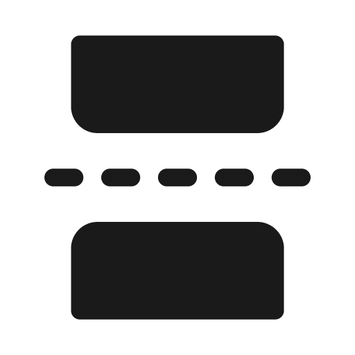 Document page break 20 filled icon, filled style, from Fluent UI System Icons