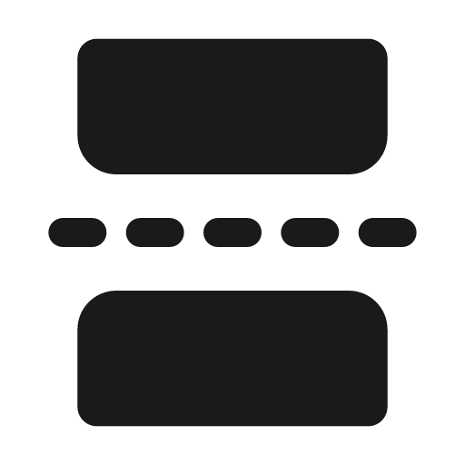 Document page break 24 filled icon, filled style, from Fluent UI System Icons