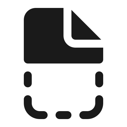 Document split hint 16 filled icon, filled style, from Fluent UI System Icons