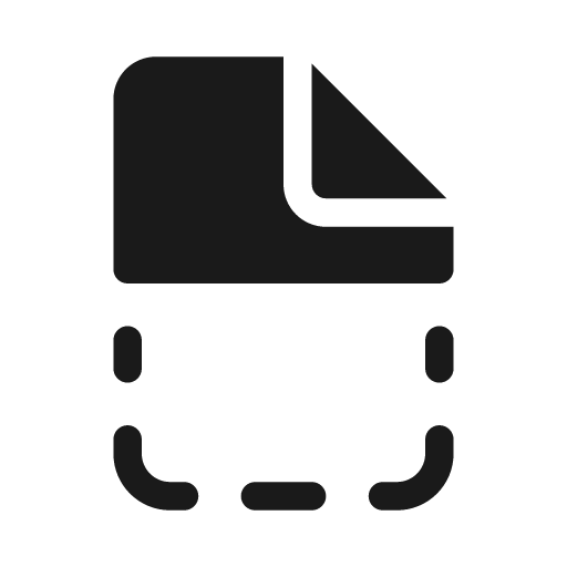 Document split hint 20 filled icon, filled style, from Fluent UI System Icons