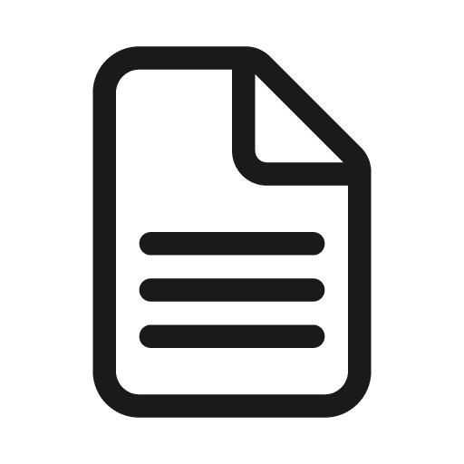 Document text 20 regular icon, solid style, from Fluent UI System Icons