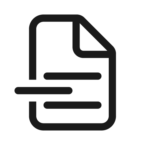 Document text extract 20 regular icon, solid style, from Fluent UI System Icons