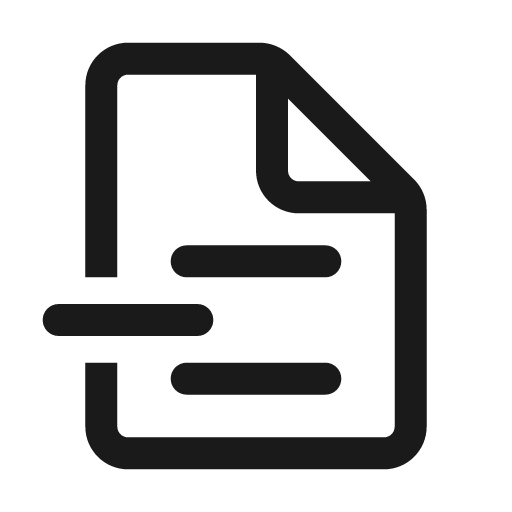 Document text extract 24 regular icon, solid style, from Fluent UI System Icons