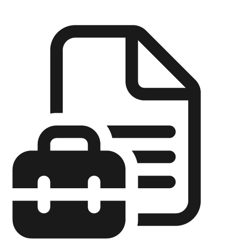 Document text toolbox 20 regular icon, solid style, from Fluent UI System Icons