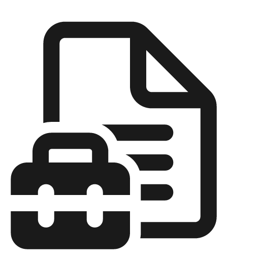 Document text toolbox 24 regular icon, solid style, from Fluent UI System Icons