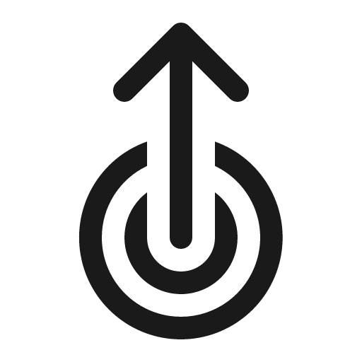 Double tap swipe up 16 regular icon, solid style, from Fluent UI System Icons