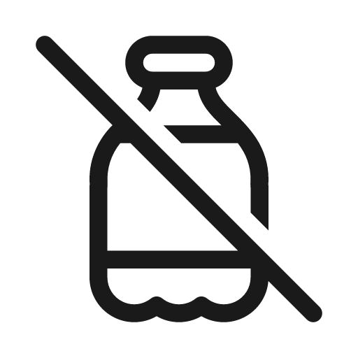 Drink bottle off 20 regular icon, solid style, from Fluent UI System Icons