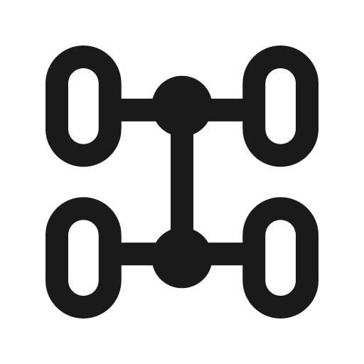 Drive train 24 regular icon, solid style, from Fluent UI System Icons