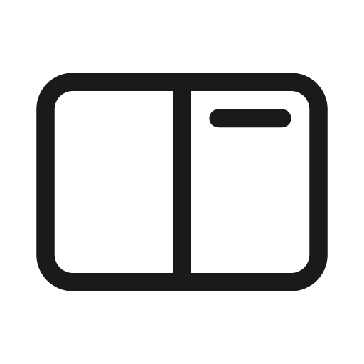 Dual screen status bar 20 regular icon, solid style, from Fluent UI System Icons