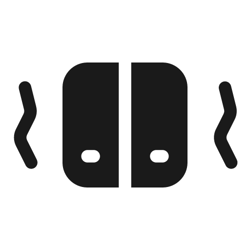 Dual screen vibrate 20 filled icon, filled style, from Fluent UI System Icons
