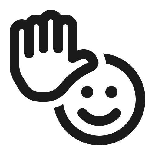 Emoji hand 32 regular icon, solid style, from Fluent UI System Icons