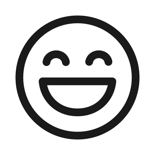 Emoji laugh 20 regular icon, solid style, from Fluent UI System Icons