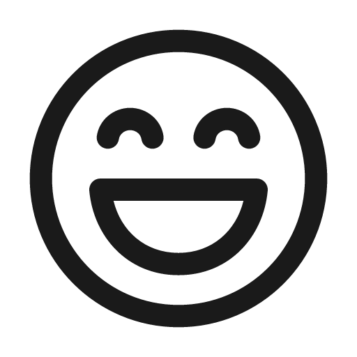 Emoji laugh 24 regular icon, solid style, from Fluent UI System Icons