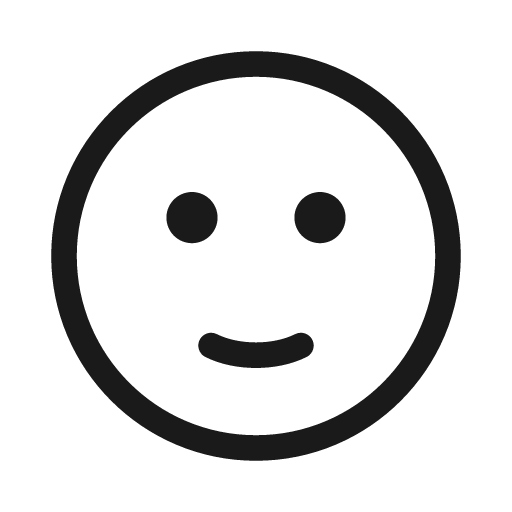 Emoji smile slight 20 regular icon, solid style, from Fluent UI System Icons