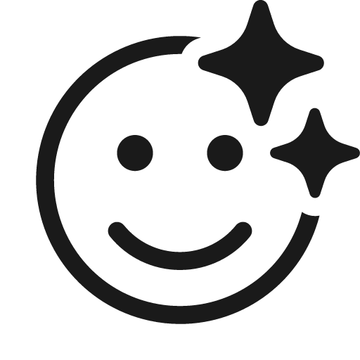 Emoji sparkle 20 regular icon, solid style, from Fluent UI System Icons