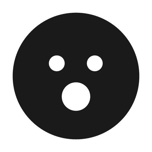Emoji surprise 24 filled icon, filled style, from Fluent UI System Icons