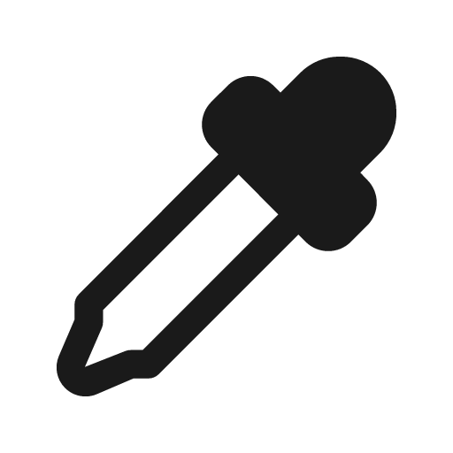 Eyedropper 16 filled icon, filled style, from Fluent UI System Icons