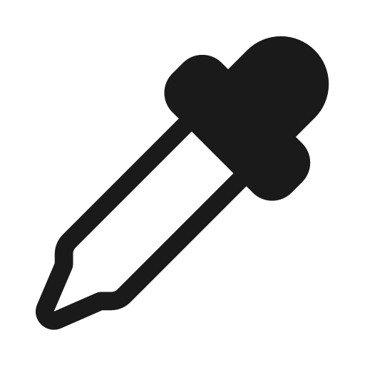 Eyedropper 20 filled icon, filled style, from Fluent UI System Icons