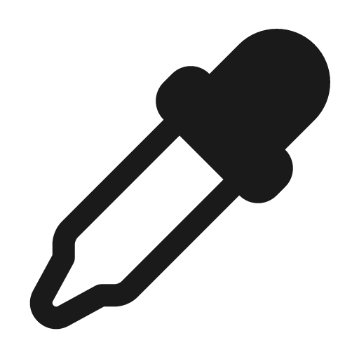 Eyedropper 24 filled icon, filled style, from Fluent UI System Icons