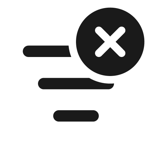 Filter dismiss 20 filled icon, filled style, from Fluent UI System Icons