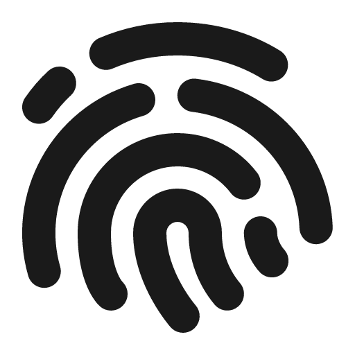 Fingerprint 16 filled icon, filled style, from Fluent UI System Icons