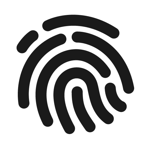 Fingerprint 20 filled icon, filled style, from Fluent UI System Icons