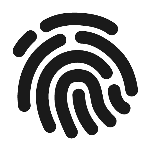 Fingerprint 24 filled icon, filled style, from Fluent UI System Icons