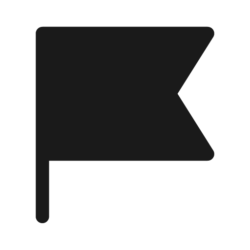 Flag 28 filled icon, filled style, from Fluent UI System Icons