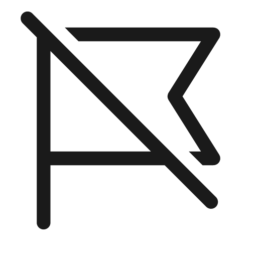 Flag off 28 regular icon, solid style, from Fluent UI System Icons