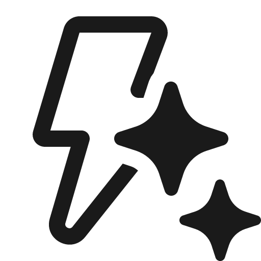 Flash sparkle 16 regular icon, solid style, from Fluent UI System Icons