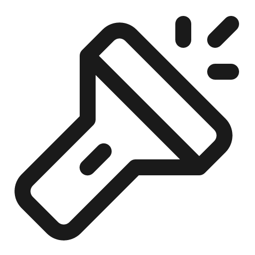 Flashlight 16 regular icon, solid style, from Fluent UI System Icons