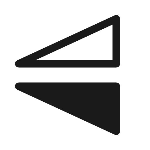 Flip vertical 20 regular icon, solid style, from Fluent UI System Icons