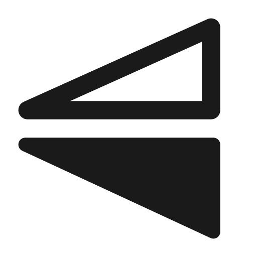 Flip vertical 28 filled icon, filled style, from Fluent UI System Icons