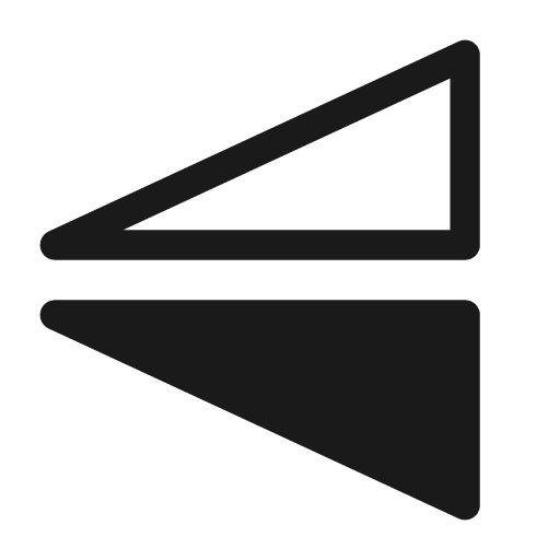 Flip vertical 28 regular icon, solid style, from Fluent UI System Icons