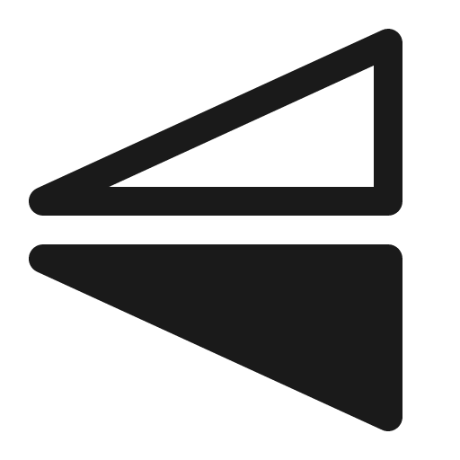 Flip vertical 32 regular icon, solid style, from Fluent UI System Icons