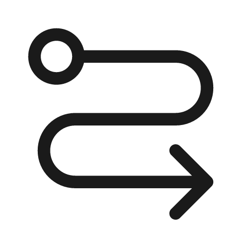 Flow arrow 20 regular icon, solid style, from Fluent UI System Icons