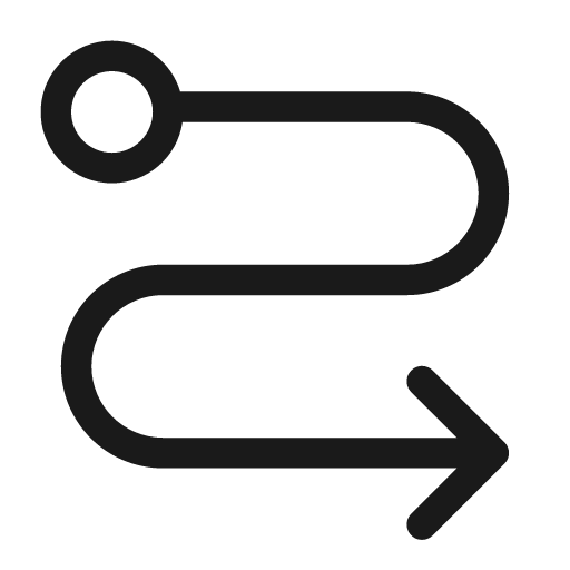 Flow arrow 28 regular icon, solid style, from Fluent UI System Icons