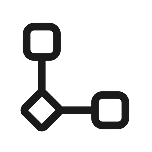 Flowchart 20 regular icon, solid style, from Fluent UI System Icons